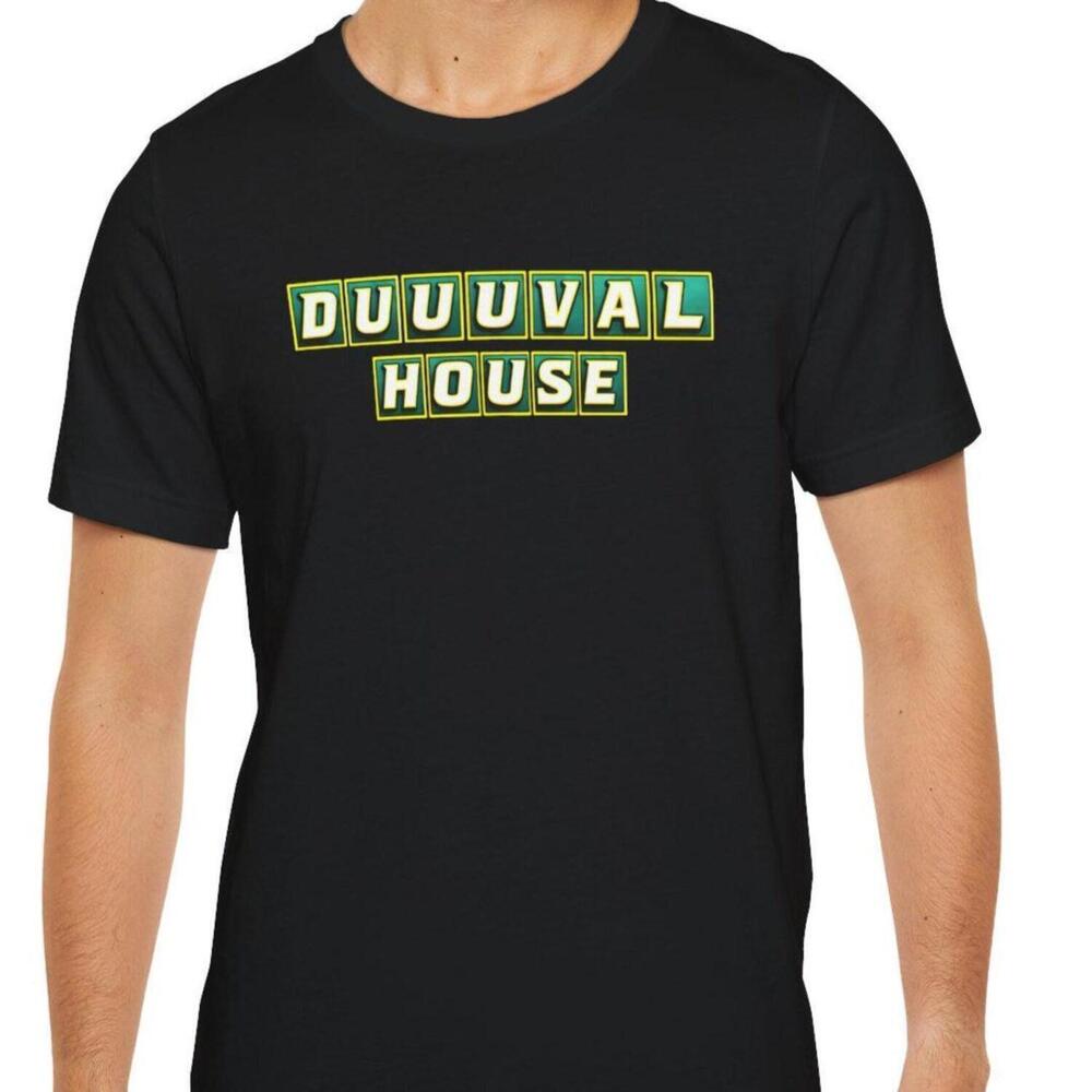 Duuuval House Jaguars Football Bourbon Tailgating Mascot Fan Tee